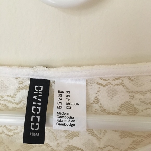 Party wear H&M stretchable top - Picture 5 of 8